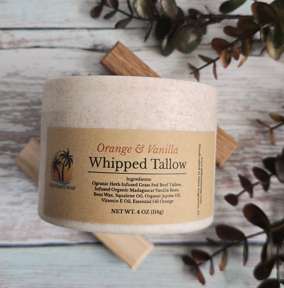 Whipped Tallow Body Butter - Orange Vanilla