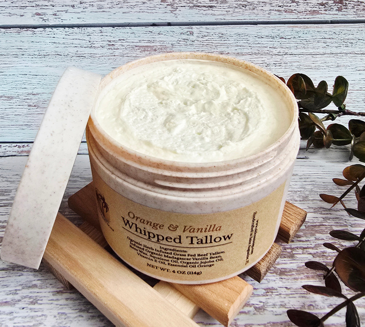 Whipped Tallow Body Butter - Orange Vanilla