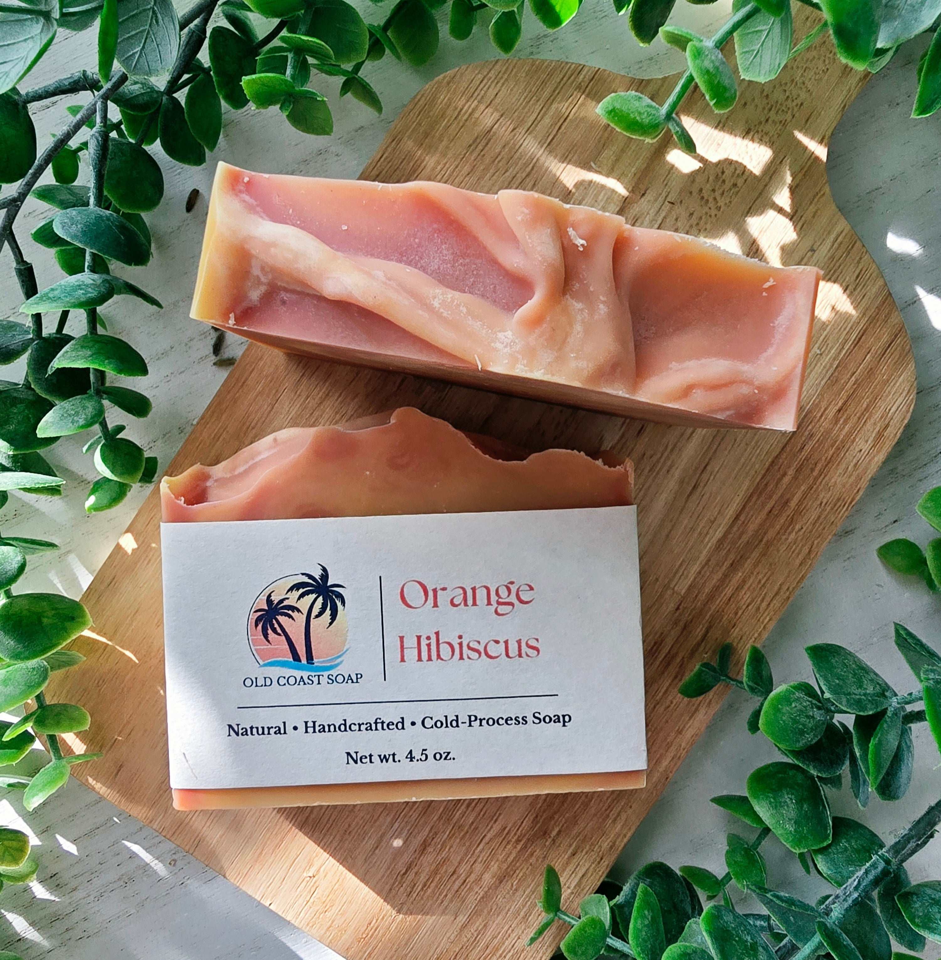 Orange Hibiscus Soap