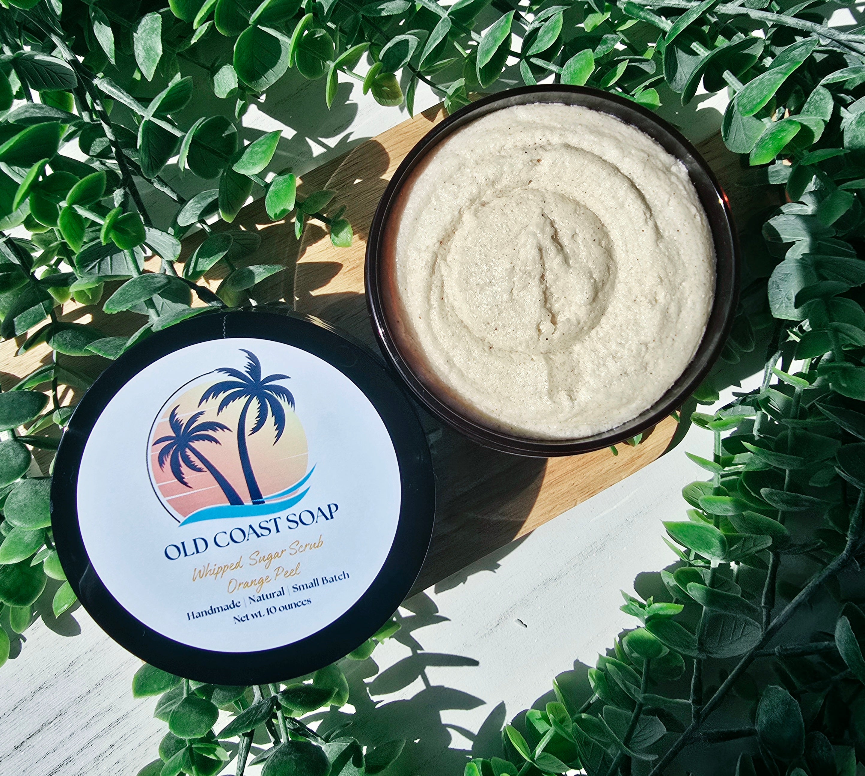 Whipped Orange Peel Sugar Scrub